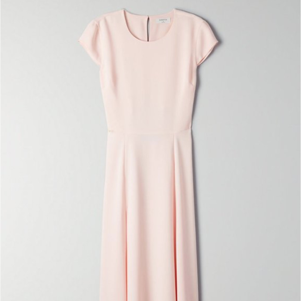 Aritzia Babaton Hamptons Dress Soft Blush Pink NEW Size 0 - Picture 13 of 13